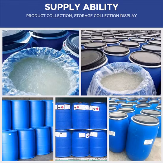 화장품 및 청소 제품 품질 SLES 70% 나트륨 라우릴 에테르 황산염 70% Texapon N70